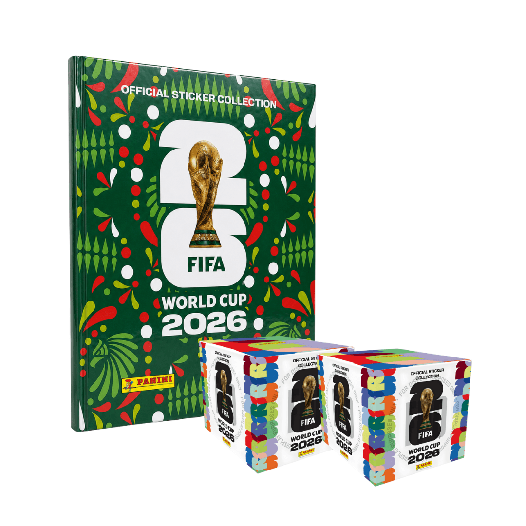 Panini FIFA World Cup 2026 Mexico hardcover album with 2 boxes