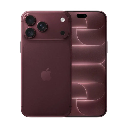 iPhone 18 Pro Max borgoña visto por delante y por detrás