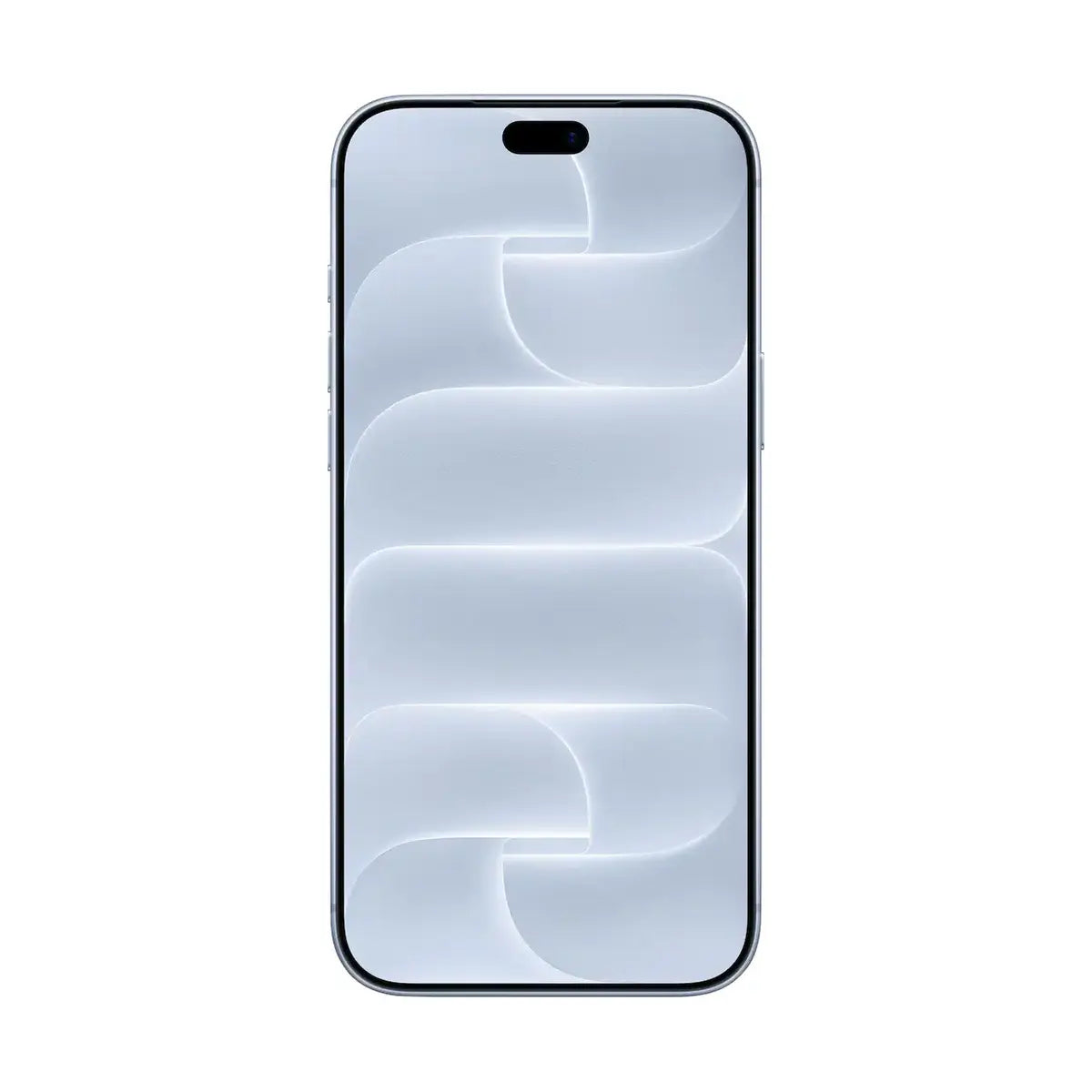 Vista frontal del iPhone 18 Pro Max glaciar