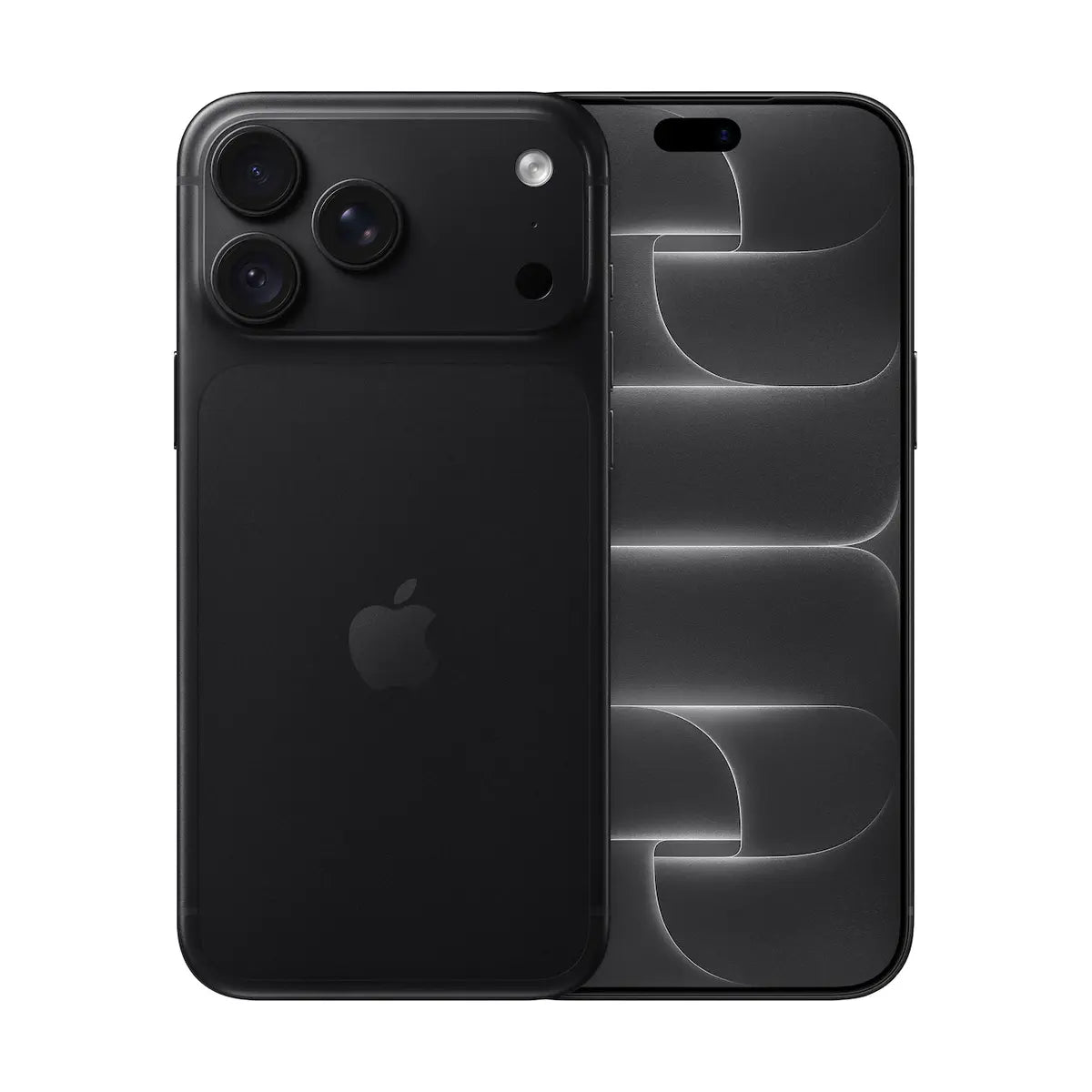 iPhone 18 Pro Max negro visto por delante y por detrás