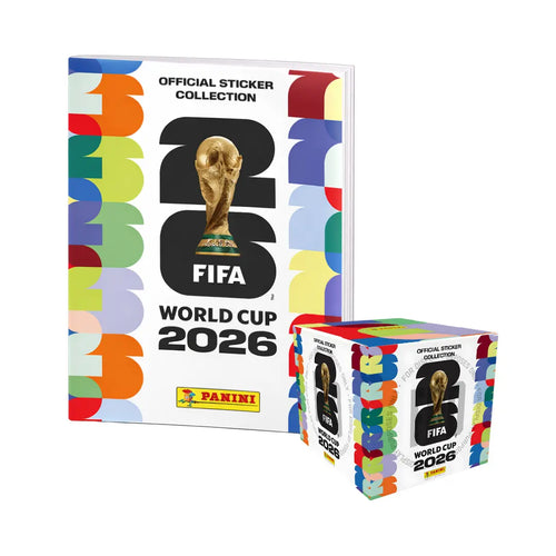 Panini FIFA World Cup 2026 hardcover album with 1 sticker box bundle