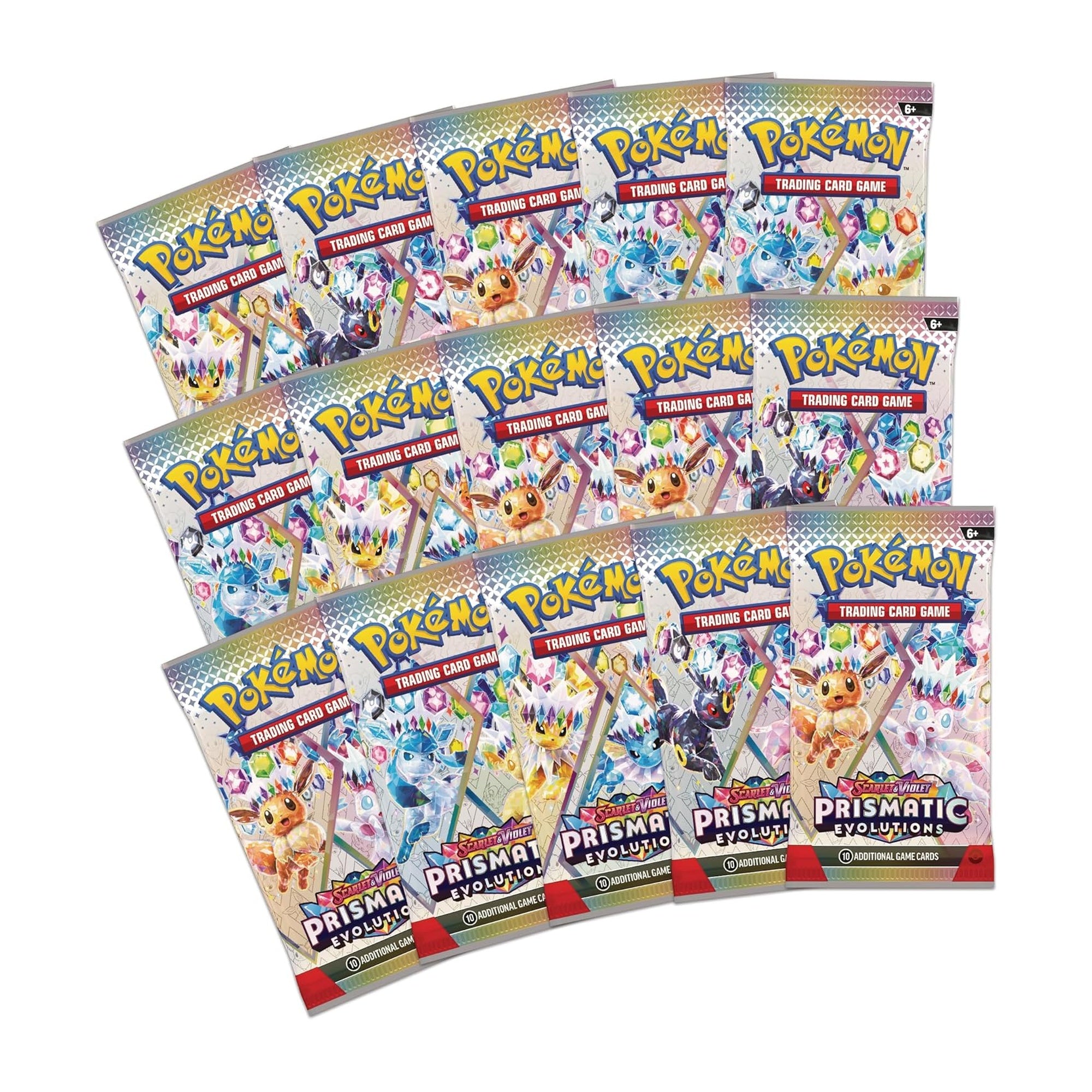 Pokémon TCG Scarlet & Violet Prismatic Evolutions booster packs included in Super-Premium Collection